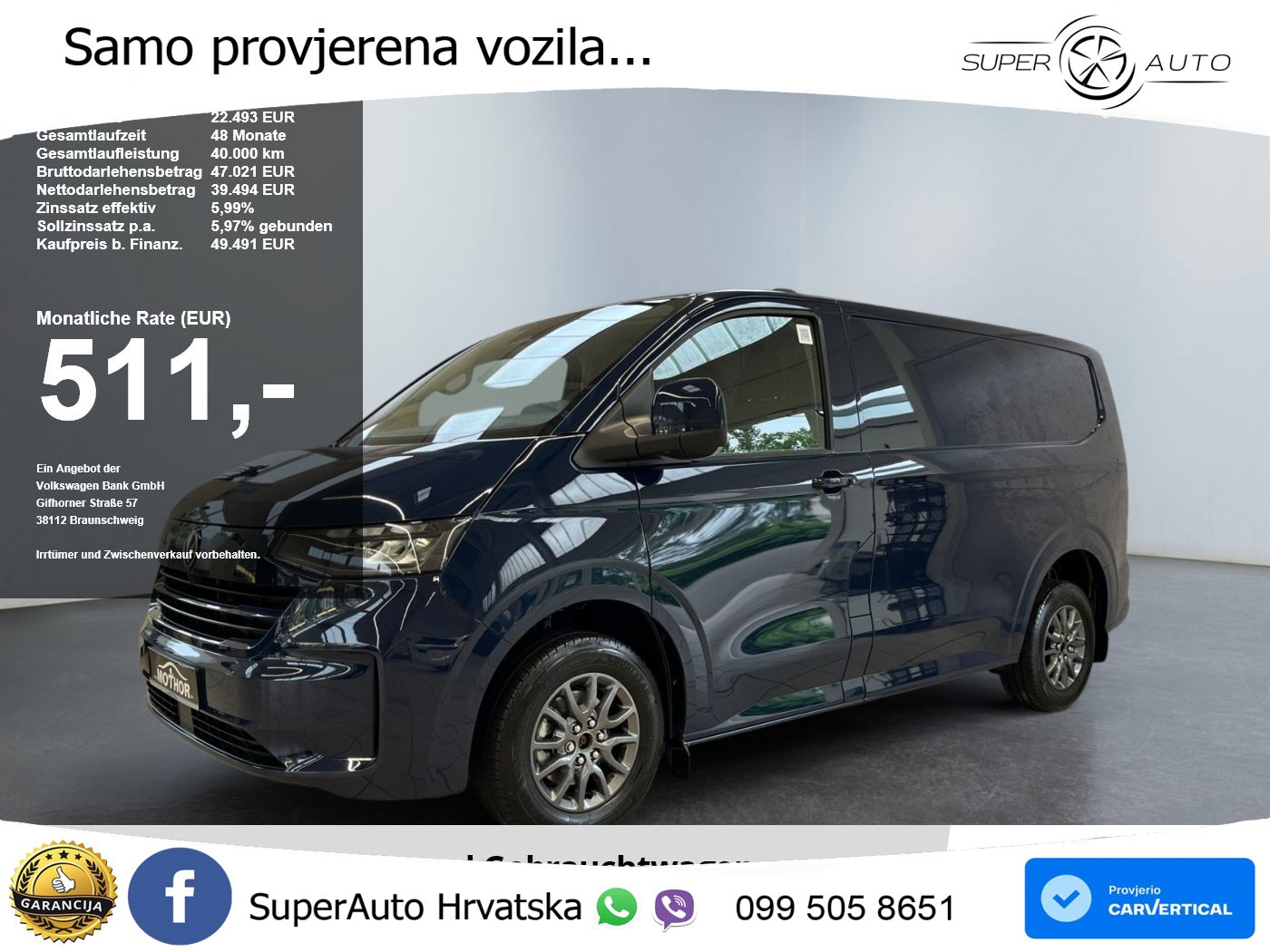 VW Transporter 150 KS