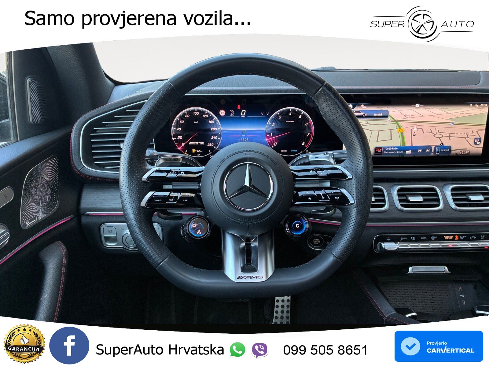 Mercedes AMG GLE 53 (435 KS) EQ Boost 4MATIC+ AMG SPEEDSHIFT TCT 9G LED+GR SJED+ACC