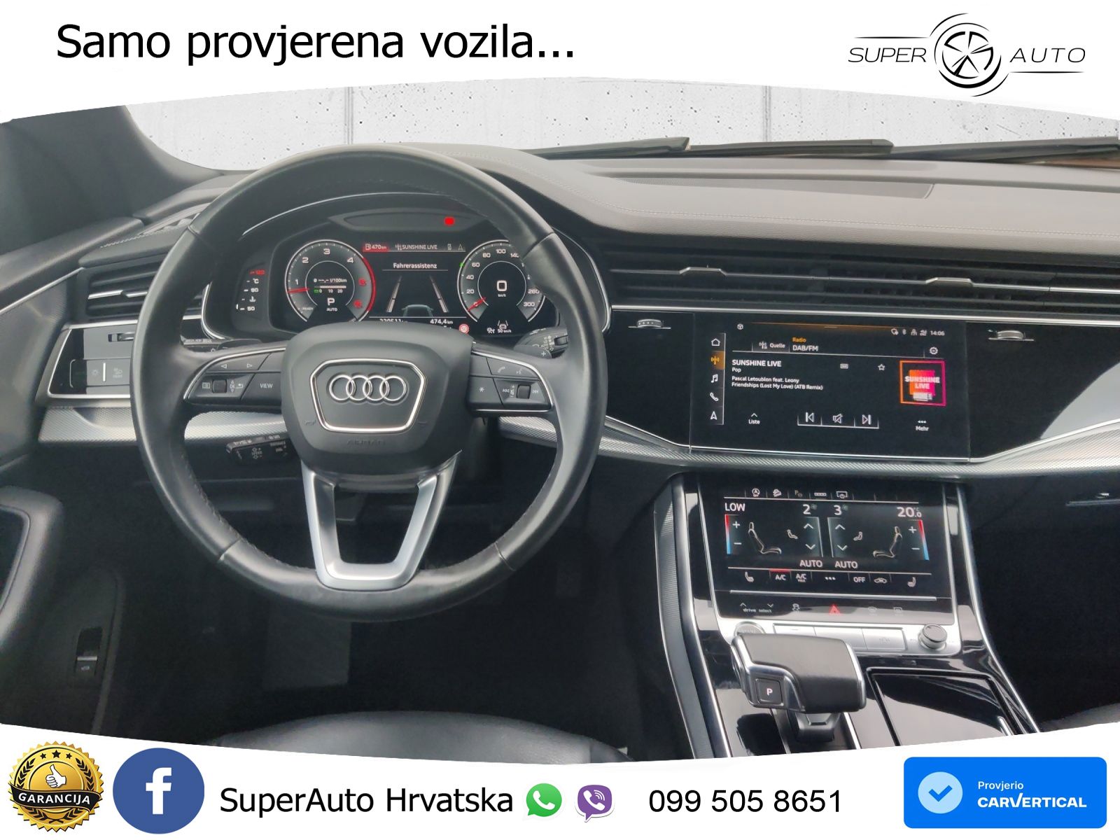 Audi Q8 50 TDI V6 (286 KS) quattro Tiptronic LED+GR SJED+ACC