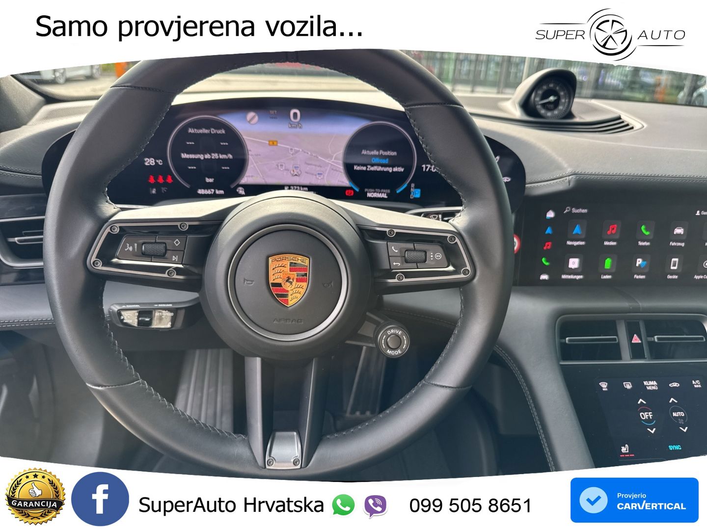Porsche Taycan 4S 105 kWh (598 KS)