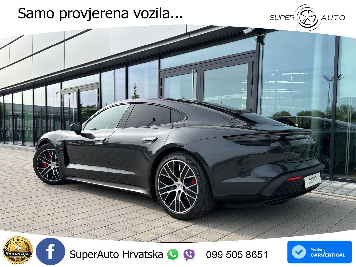 Porsche Taycan 4S 105 kWh (598 KS)