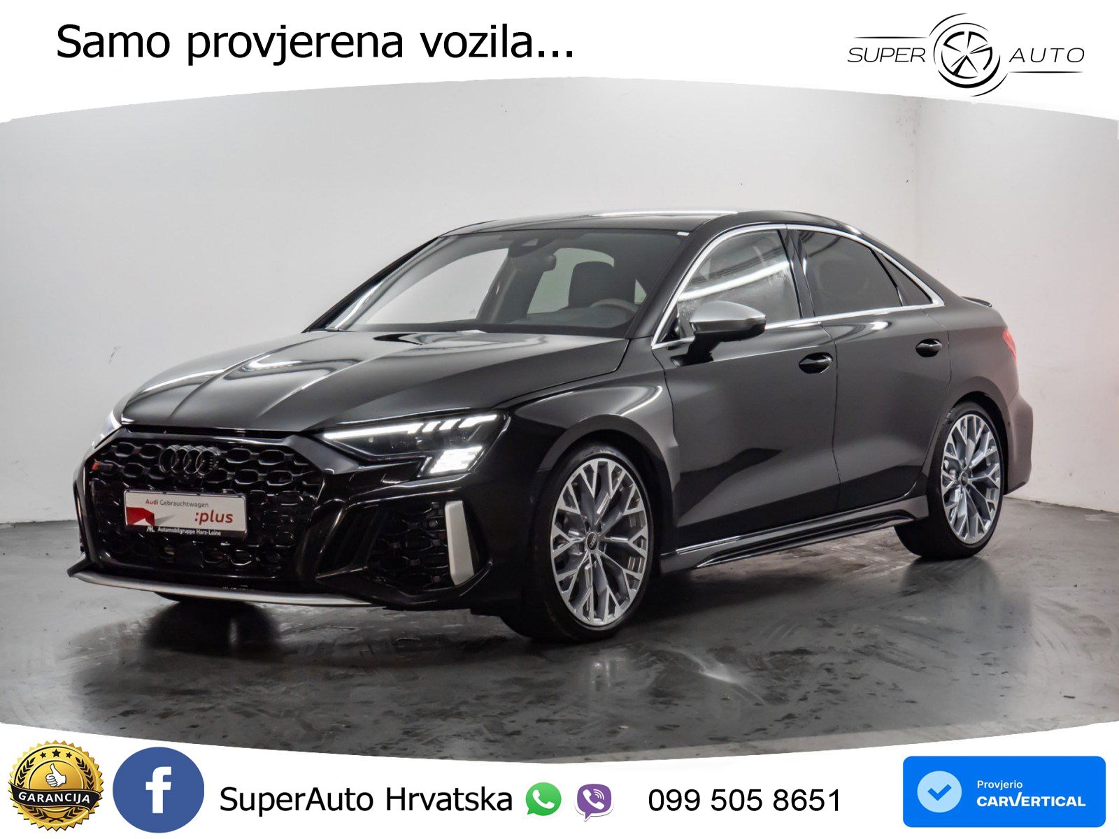 Audi RS3 Sportback 2.5 TFSI (400 KS) quattro S tronic LED+GR SJED+ACC