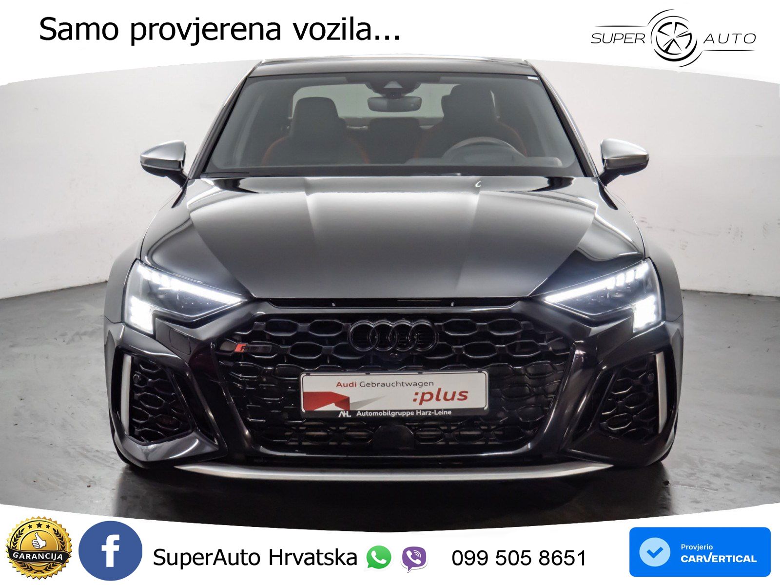 Audi RS3 Sportback 2.5 TFSI (400 KS) quattro S tronic LED+GR SJED+ACC