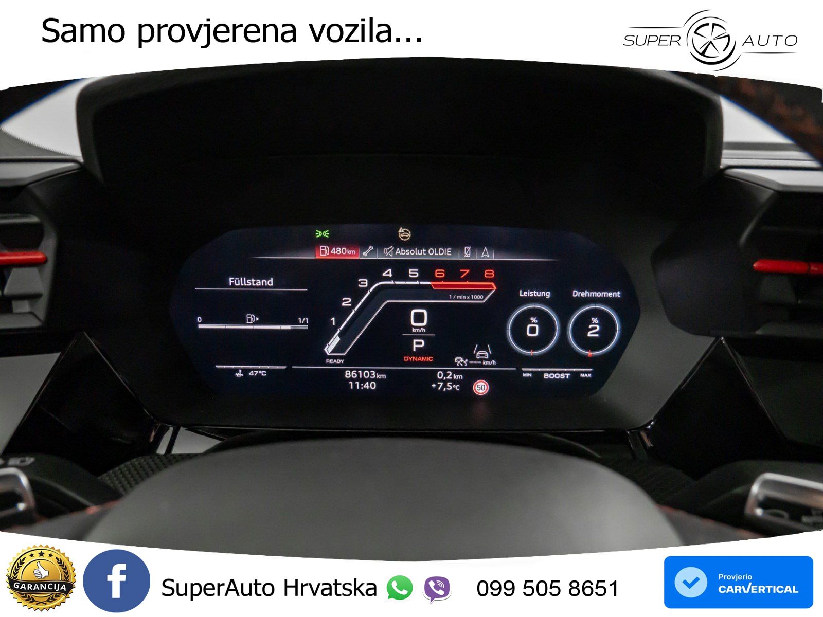 Audi RS3 Sportback 2.5 TFSI (400 KS) quattro S tronic LED+GR SJED+ACC