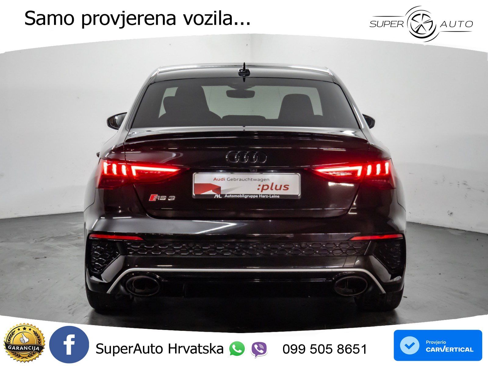 Audi RS3 Sportback 2.5 TFSI (400 KS) quattro S tronic LED+GR SJED+ACC
