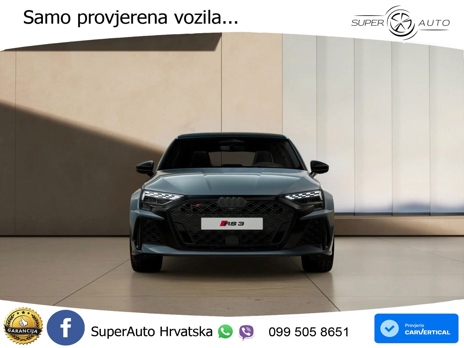 Audi RS3 Sedan 2.5 TFSI (400 KS) quattro S tronic LED+GR SJED+ACC