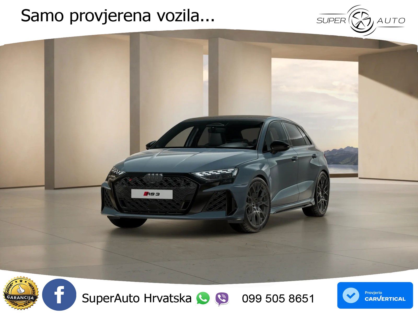 Audi RS3 Sedan 2.5 TFSI (400 KS) quattro S tronic LED+GR SJED+ACC