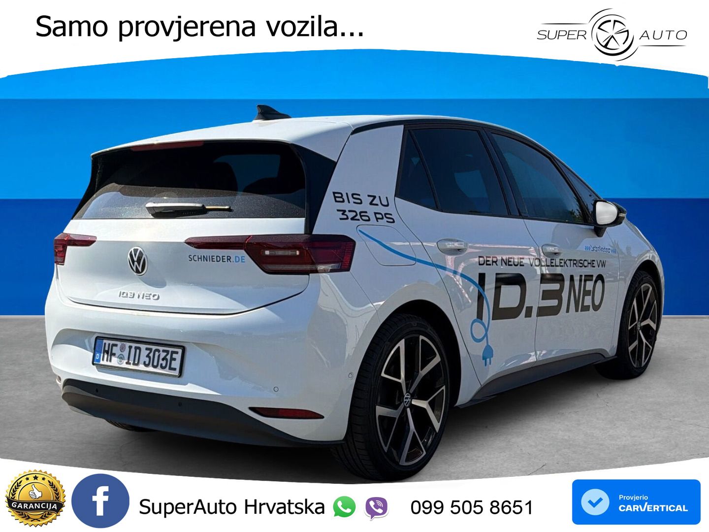 Volkswagen ID.3 79 kWh (231 KS)