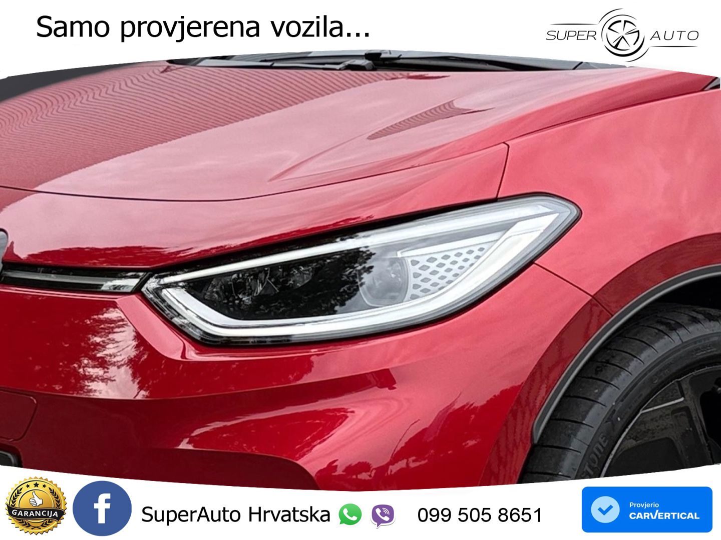 Volkswagen ID.3 GTX Performance 84 kWh (326 KS) LED+GR SJED+ACC