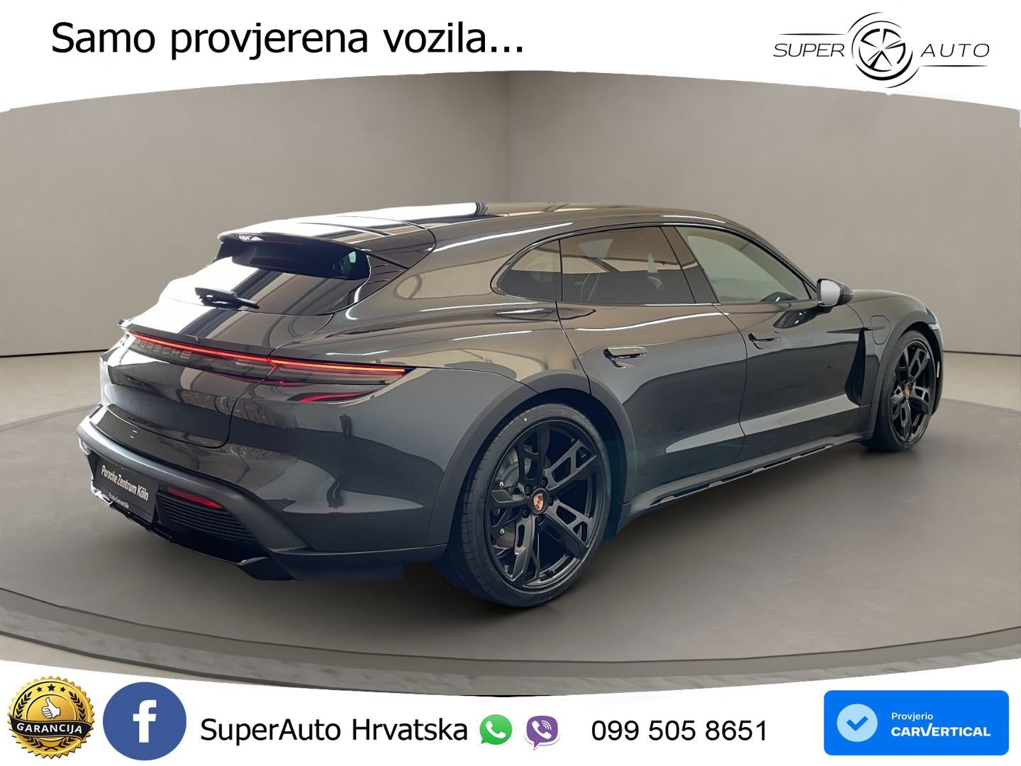 Porsche Taycan Cross Turismo 4S 105 kWh (598 KS)