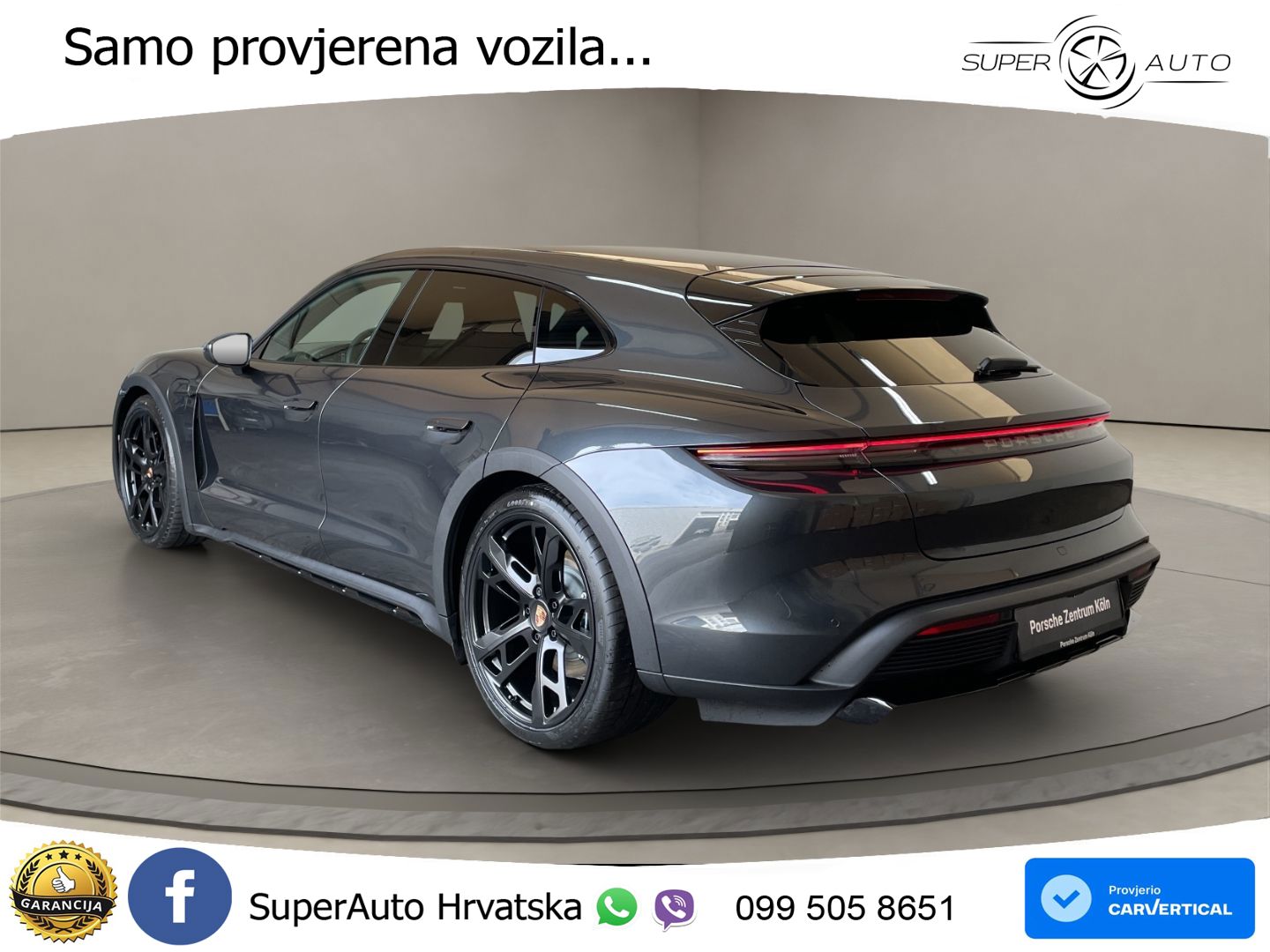 Porsche Taycan Cross Turismo 4S 105 kWh (598 KS)