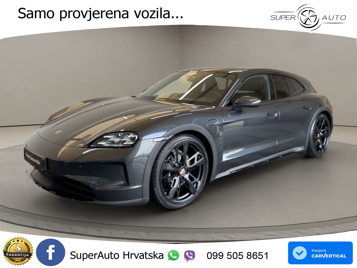 Porsche Taycan Cross Turismo 4S 105 kWh (598 KS)