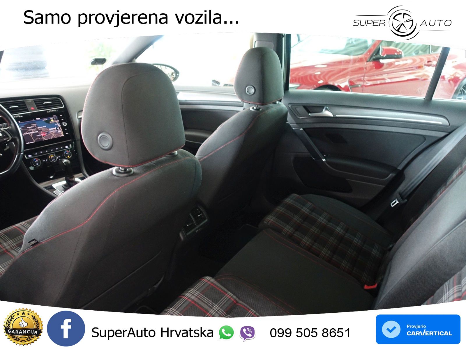 Volkswagen Golf 7 2.0 GTI Performance DSG 245 KS, LED+GR SJED+ACC