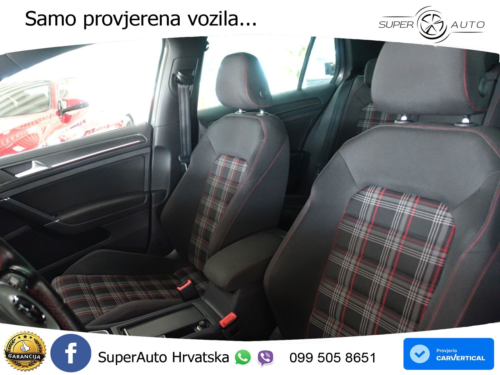 Volkswagen Golf 7 2.0 GTI Performance DSG 245 KS, LED+GR SJED+ACC