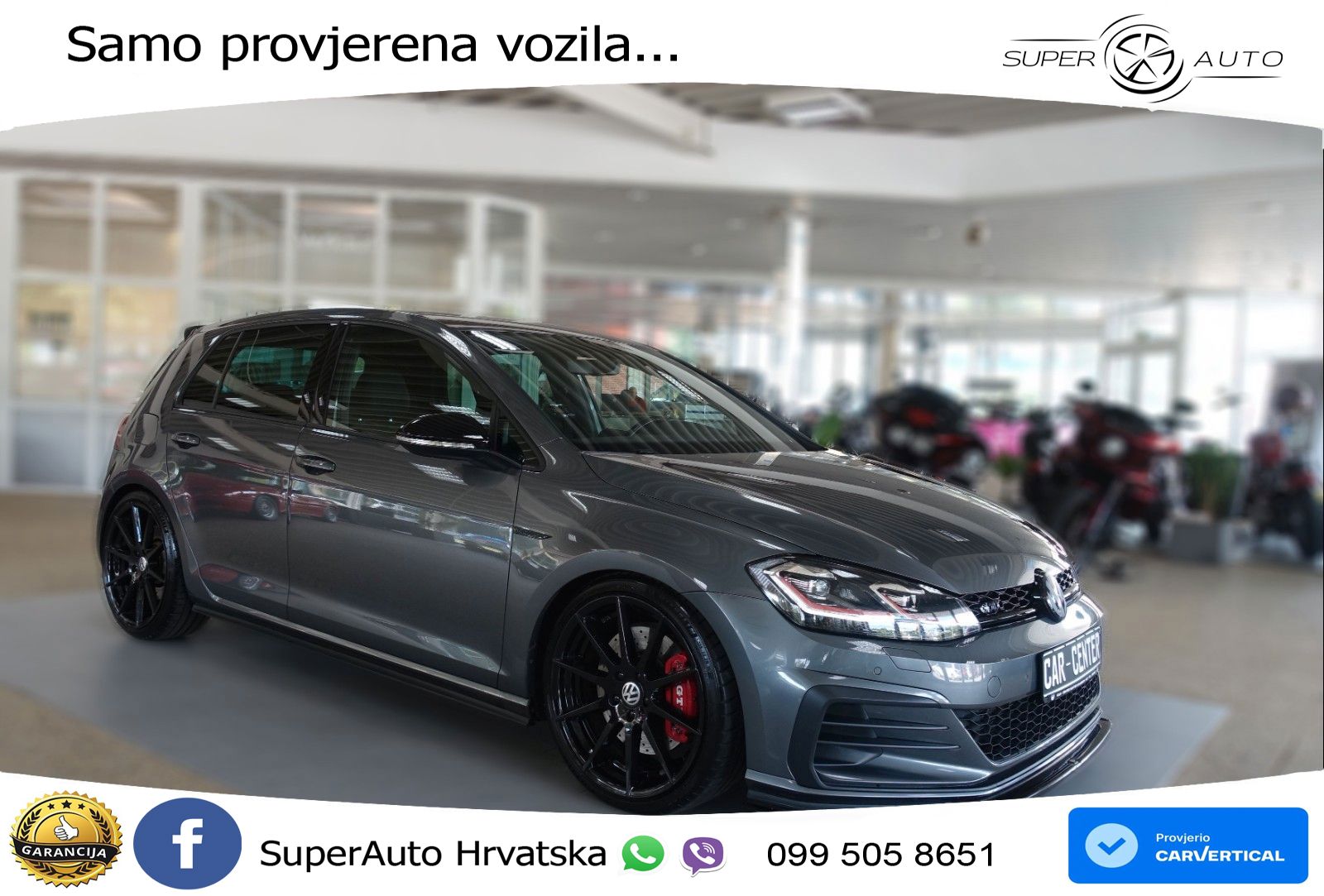Volkswagen Golf 7 2.0 GTI Performance DSG 245 KS, LED+GR SJED+ACC