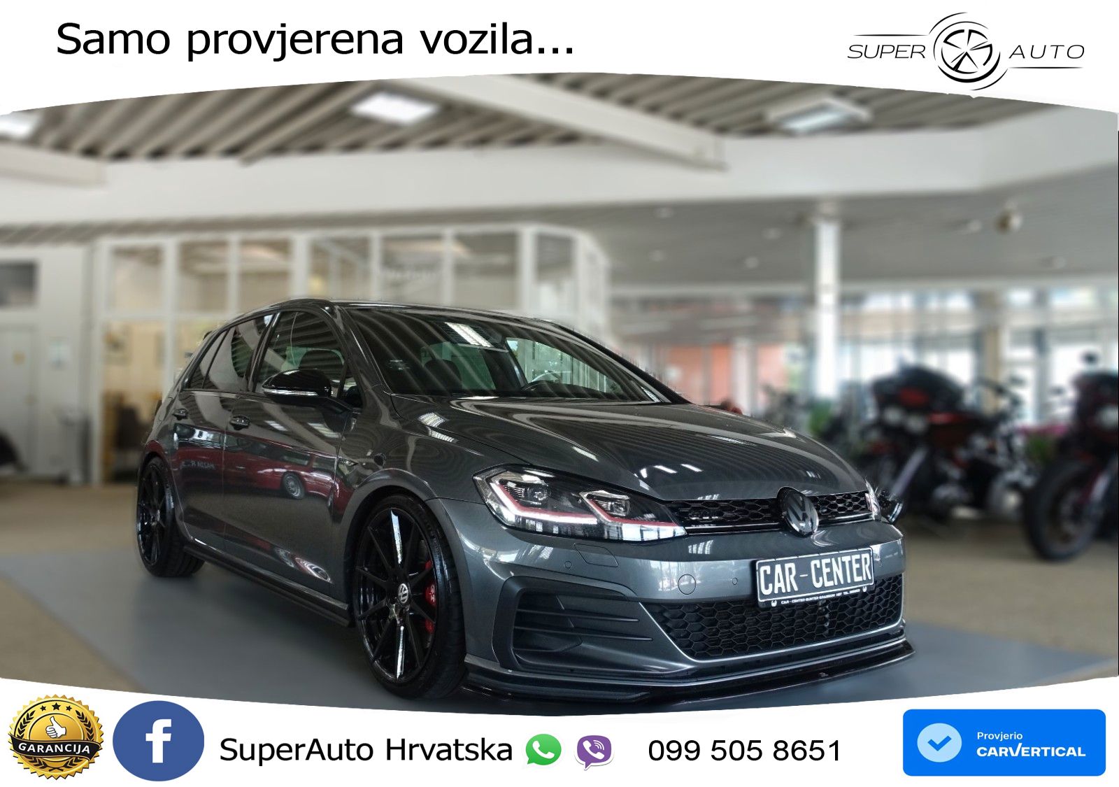 Volkswagen Golf 7 2.0 GTI Performance DSG 245 KS, LED+GR SJED+ACC