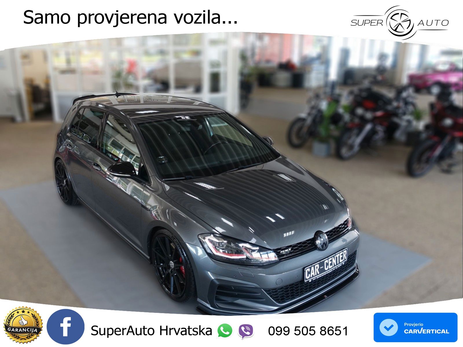 Volkswagen Golf 7 2.0 GTI Performance DSG 245 KS, LED+GR SJED+ACC