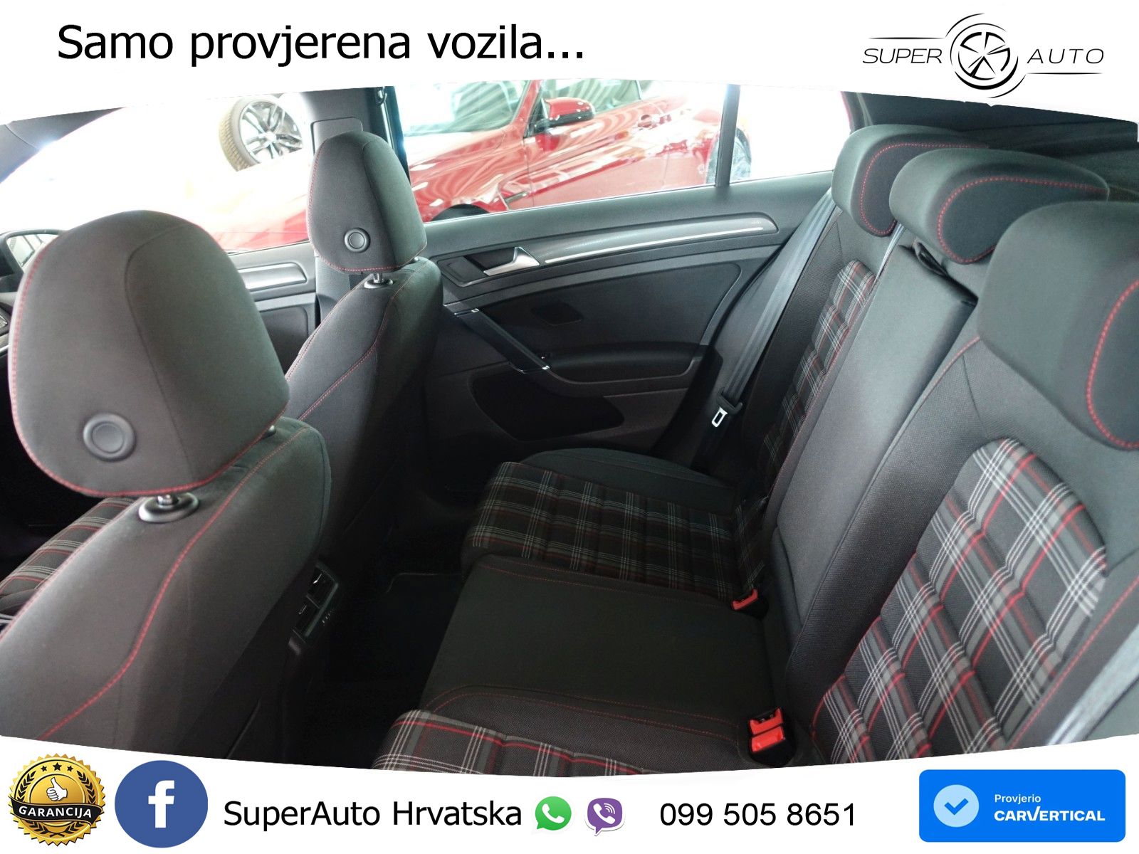 Volkswagen Golf 7 2.0 GTI Performance DSG 245 KS, LED+GR SJED+ACC