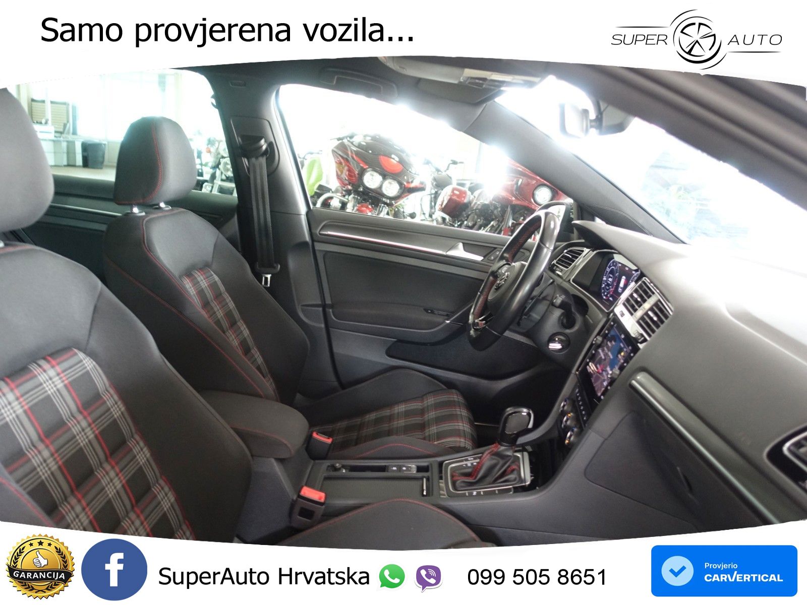 Volkswagen Golf 7 2.0 GTI Performance DSG 245 KS, LED+GR SJED+ACC