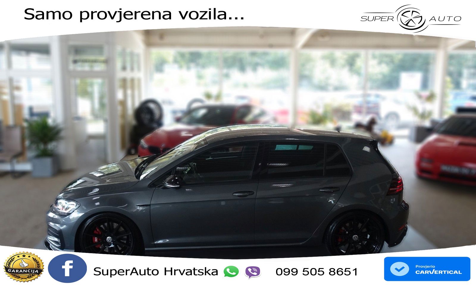 Volkswagen Golf 7 2.0 GTI Performance DSG 245 KS, LED+GR SJED+ACC