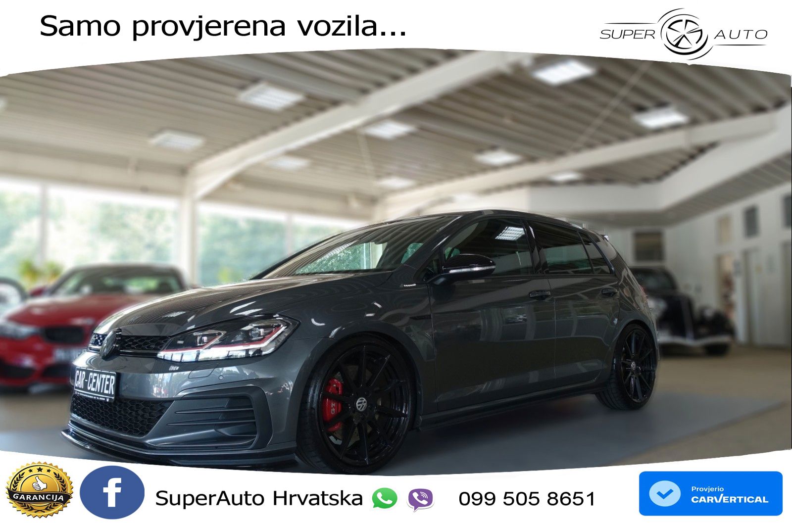 Volkswagen Golf 7 2.0 GTI Performance DSG 245 KS, LED+GR SJED+ACC