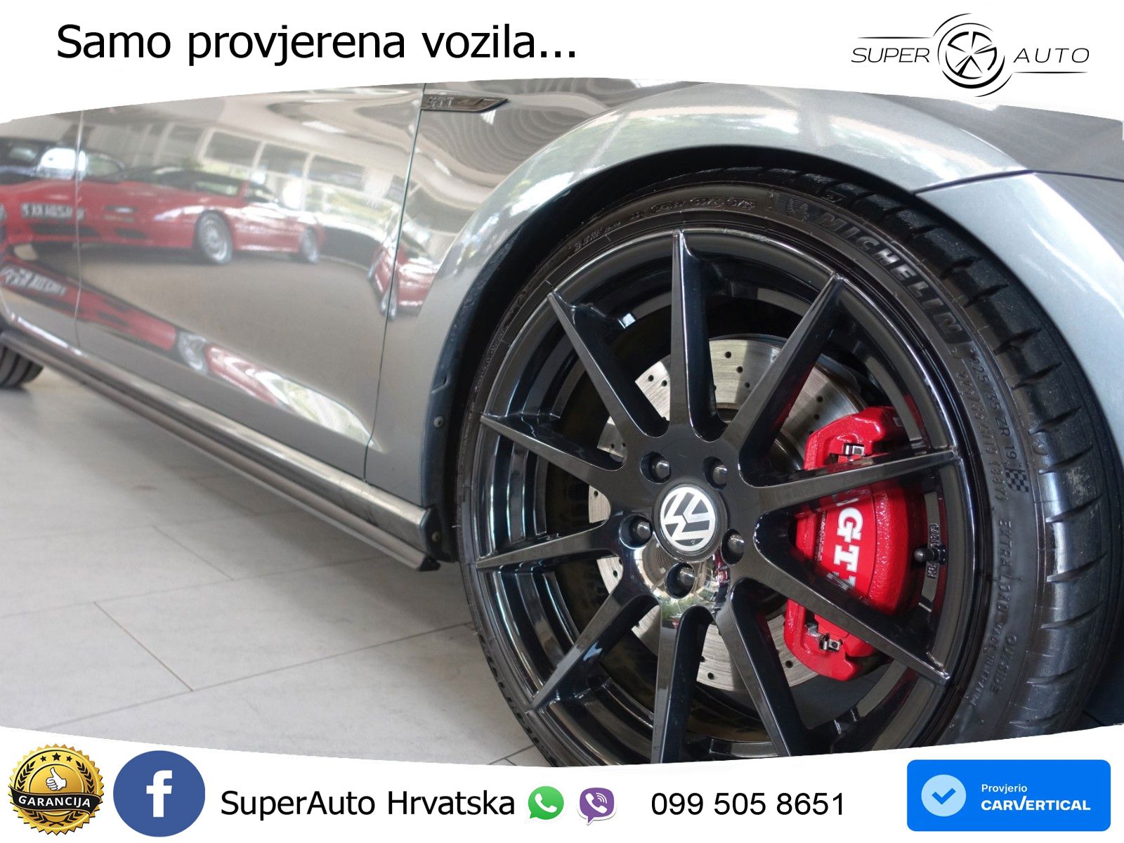 Volkswagen Golf 7 2.0 GTI Performance DSG 245 KS, LED+GR SJED+ACC