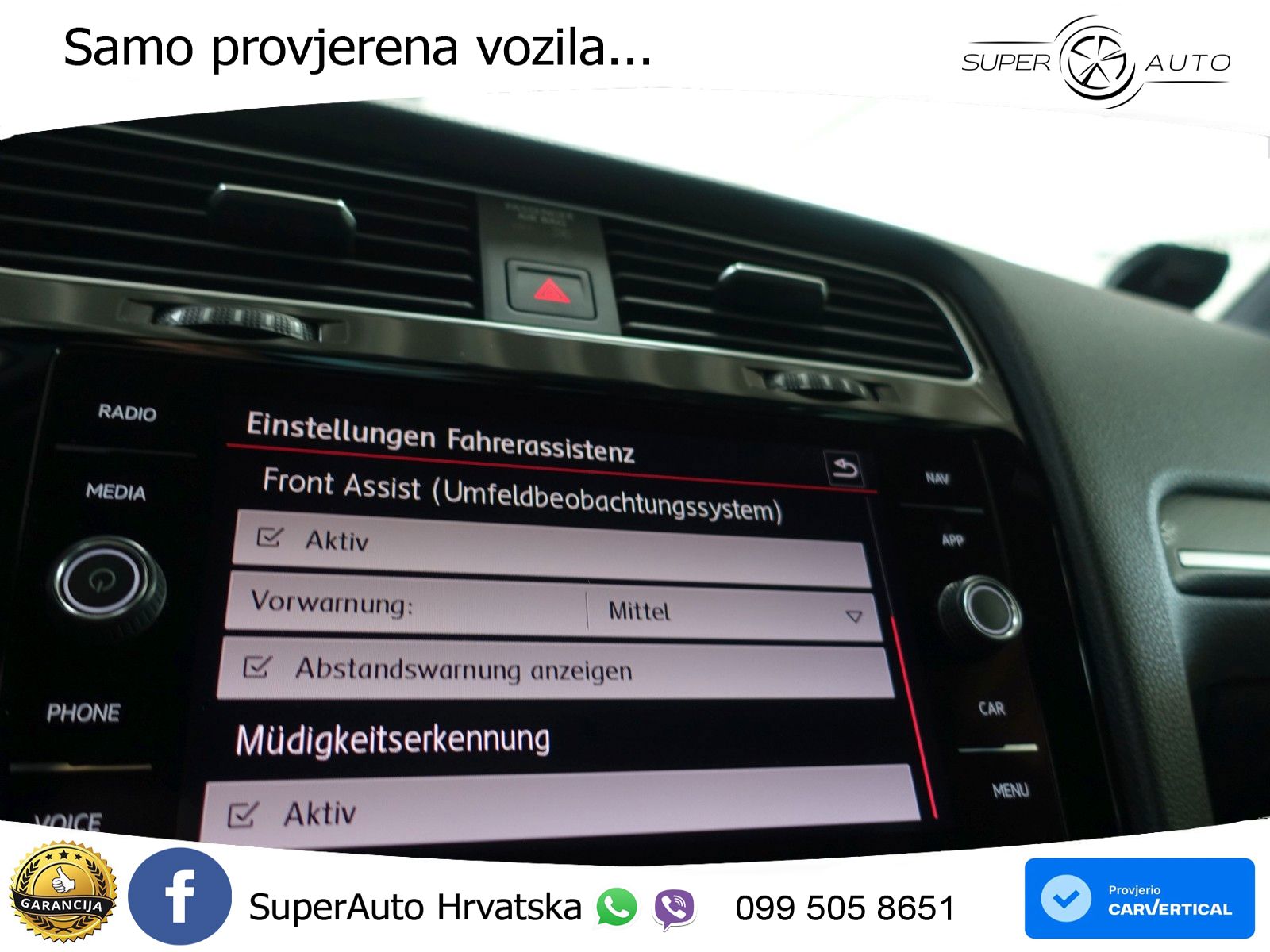Volkswagen Golf 7 2.0 GTI Performance DSG 245 KS, LED+GR SJED+ACC