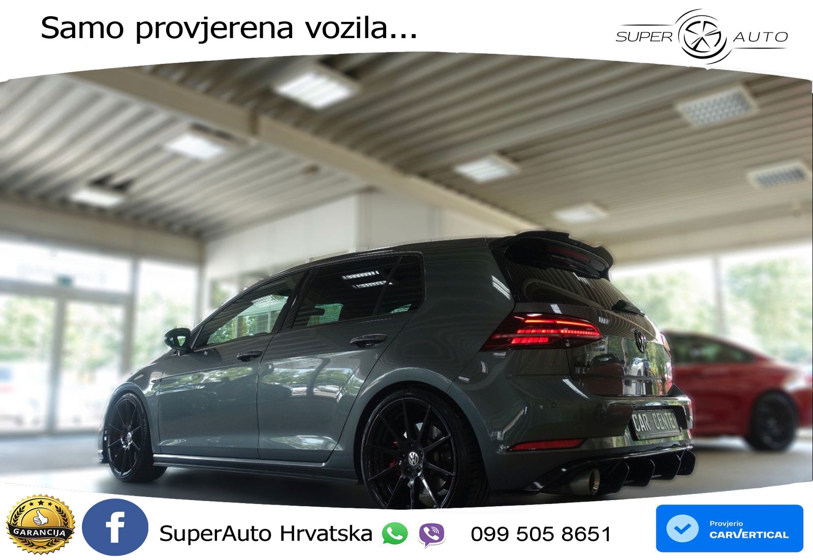 Volkswagen Golf 7 2.0 GTI Performance DSG 245 KS, LED+GR SJED+ACC