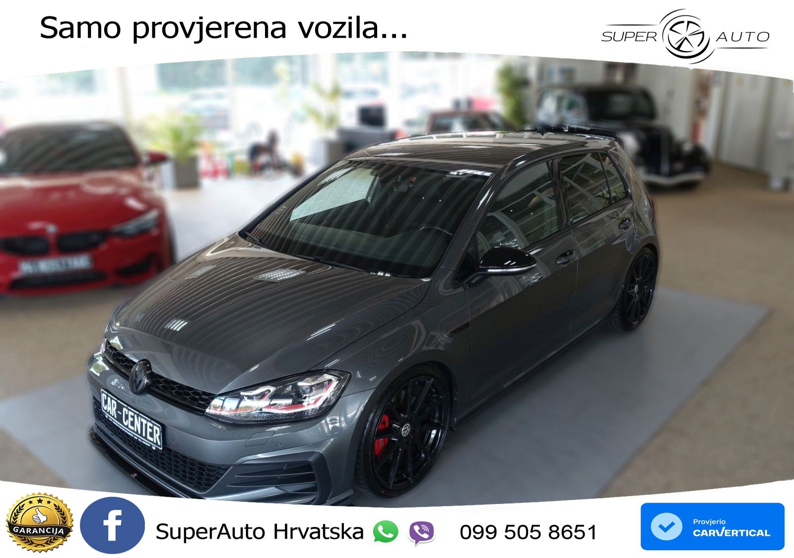 Volkswagen Golf 7 2.0 GTI Performance DSG 245 KS, LED+GR SJED+ACC