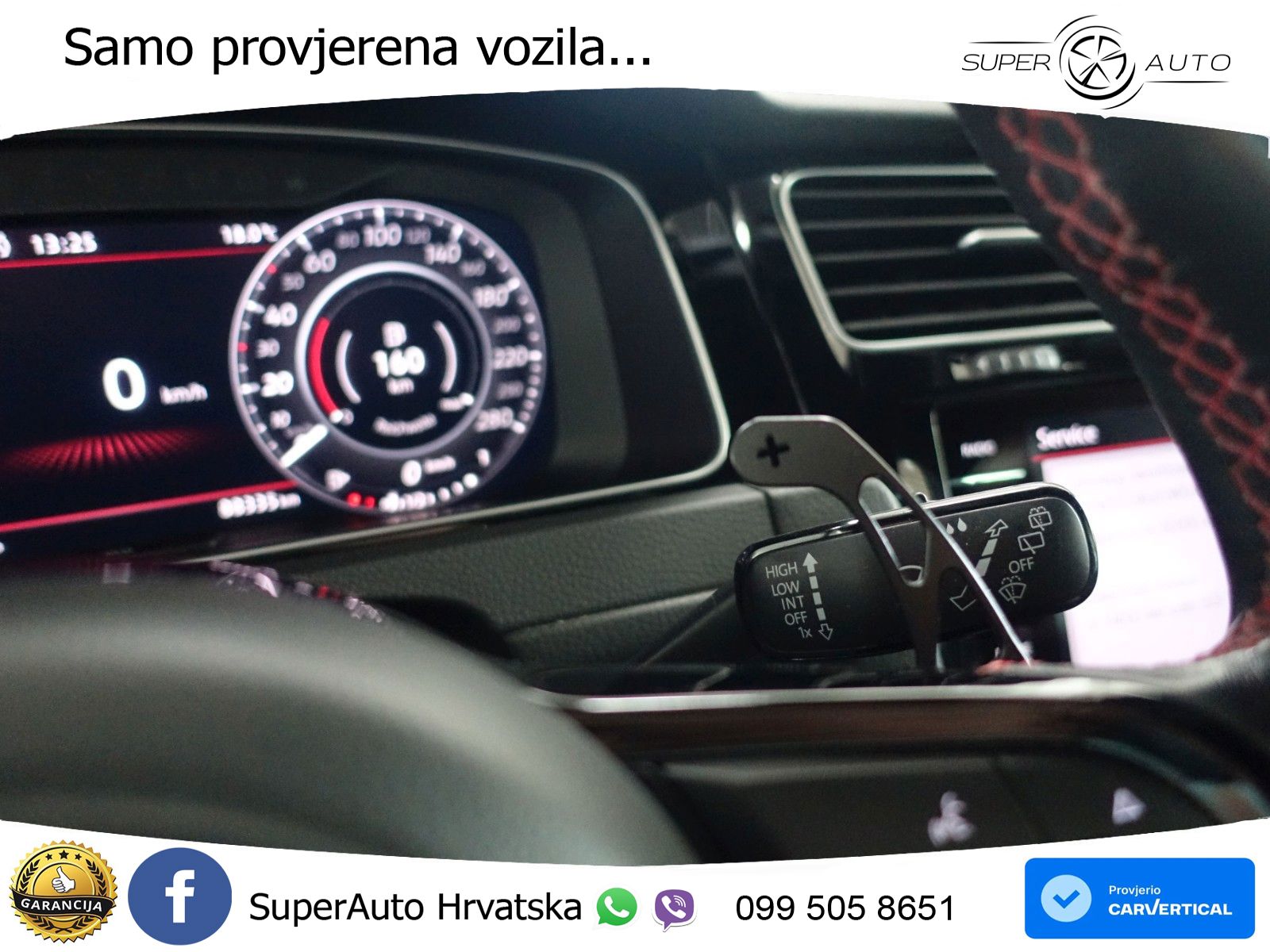 Volkswagen Golf 7 2.0 GTI Performance DSG 245 KS, LED+GR SJED+ACC