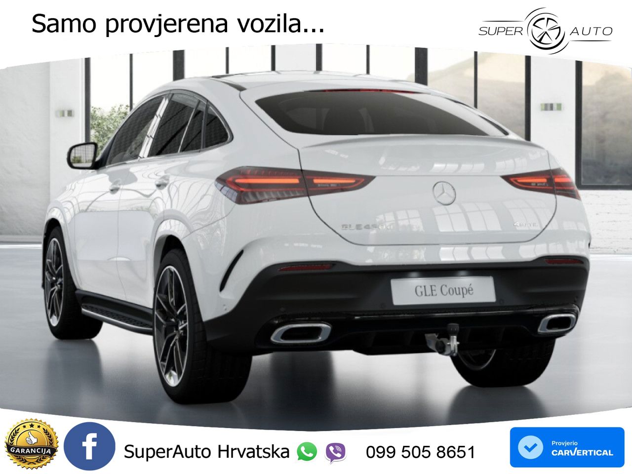Mercedes GLE Coupe 450d (367 KS) EQ Boost 4MATIC 9G-TRONIC AMG LED+GR SJED+ACC