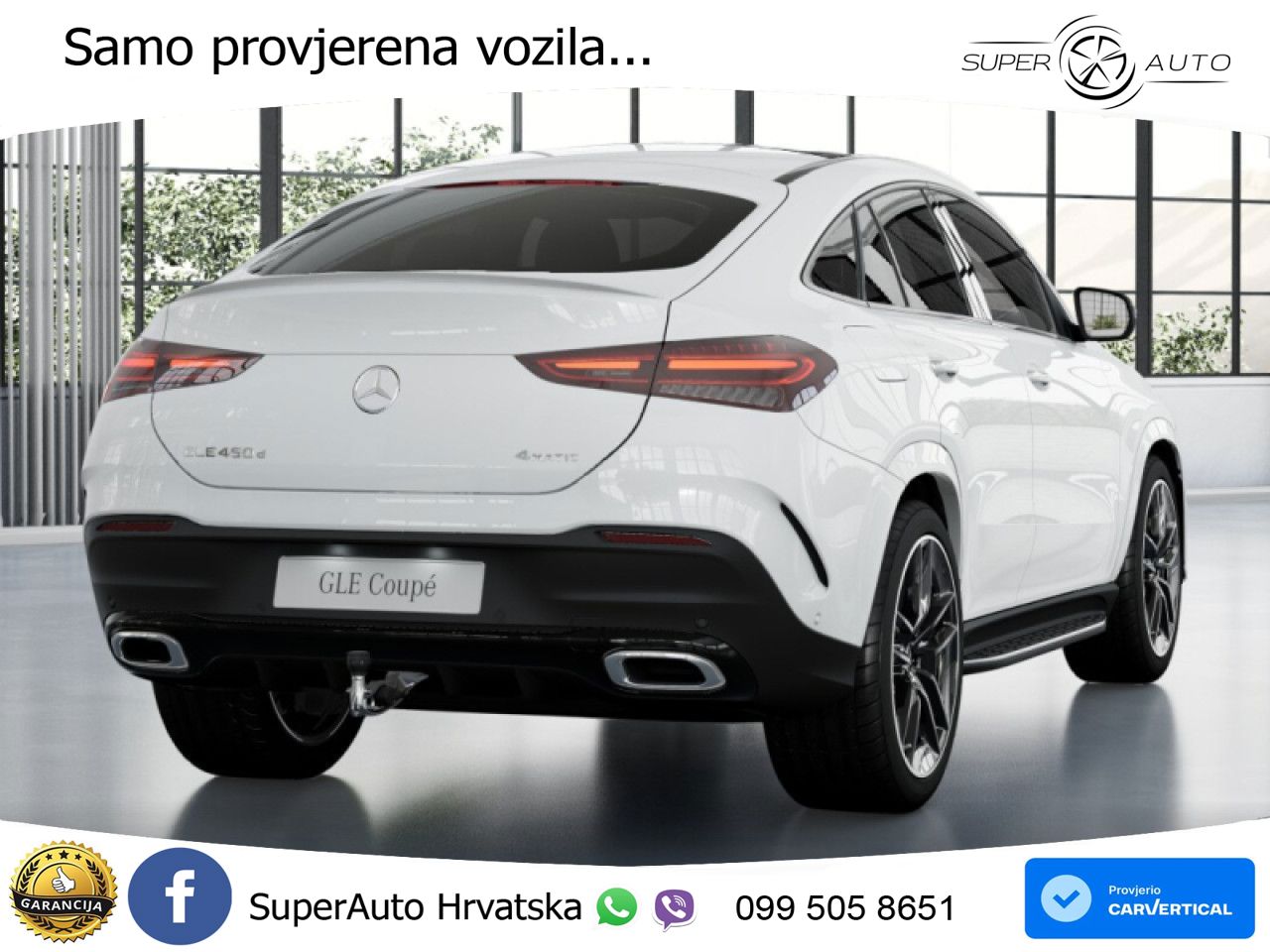Mercedes GLE Coupe 450d (367 KS) EQ Boost 4MATIC 9G-TRONIC AMG LED+GR SJED+ACC
