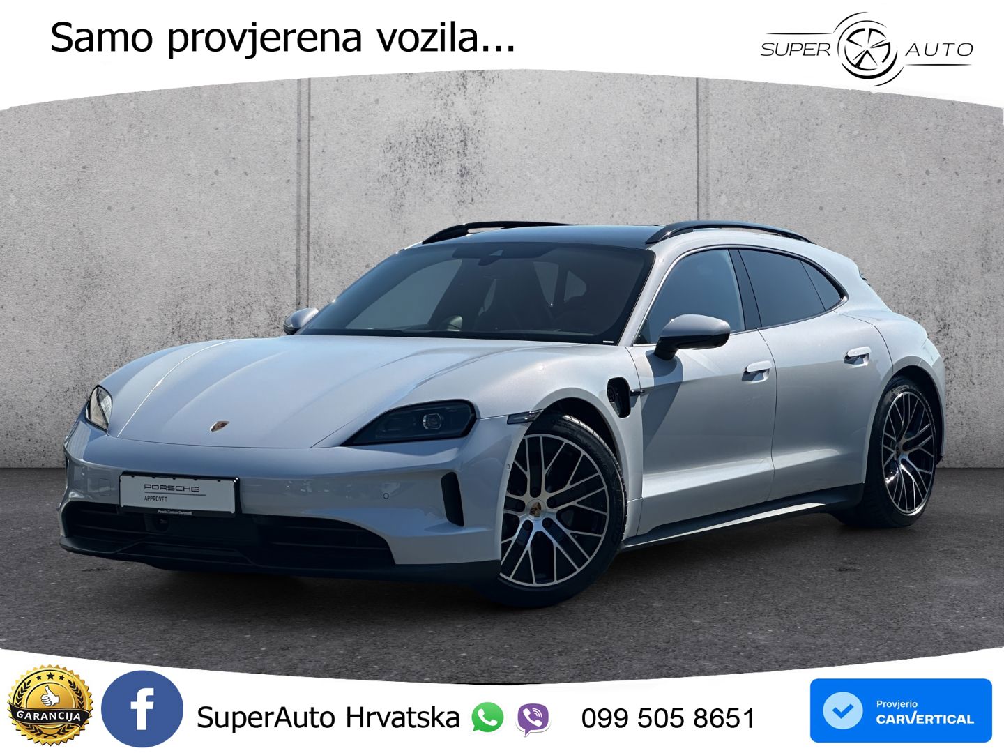 Porsche Taycan Sport Turismo 105 kWh (435 KS)