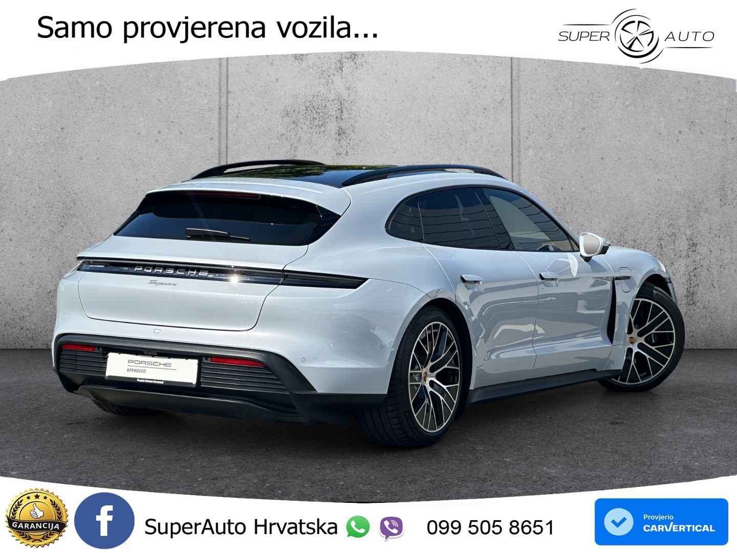 Porsche Taycan Sport Turismo 105 kWh (435 KS)