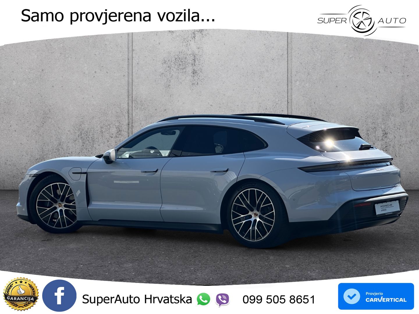 Porsche Taycan Sport Turismo 105 kWh (435 KS)