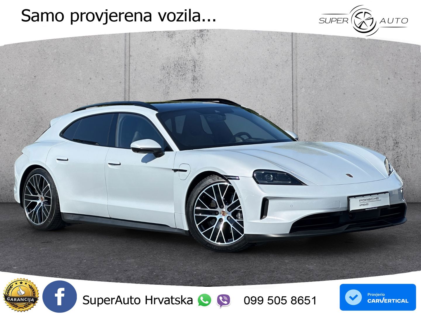 Porsche Taycan Sport Turismo 105 kWh (435 KS)