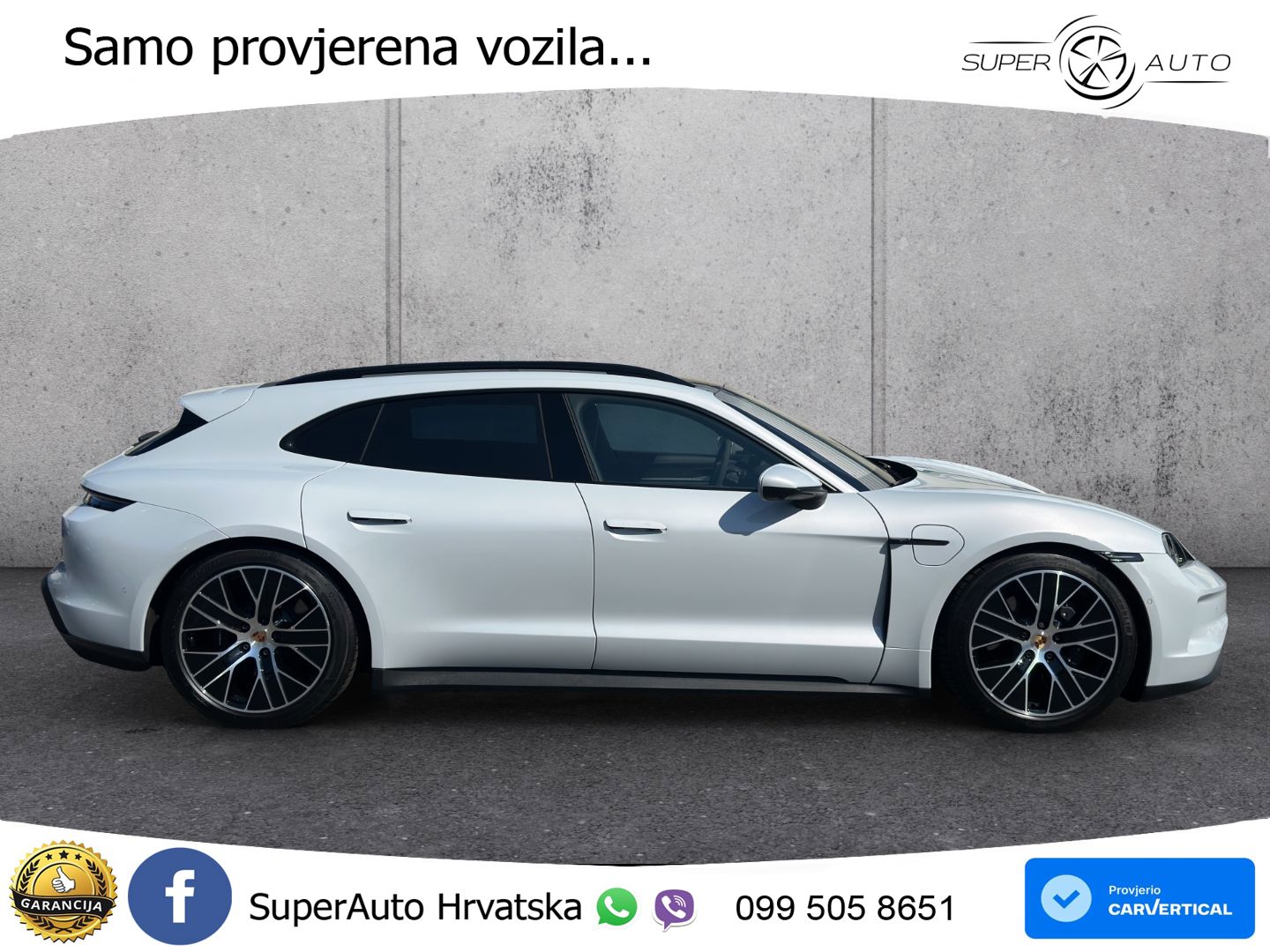 Porsche Taycan Sport Turismo 105 kWh (435 KS)