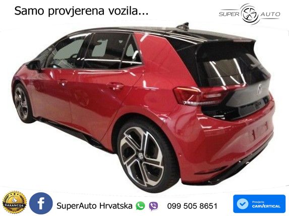 Volkswagen ID.3 GTX Performance 84 kWh (326 KS) LED+GR SJED+ACC