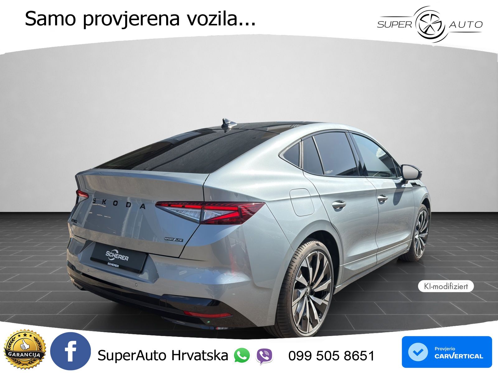 Škoda Enyaq Coupe iV 85 82 kWh (286 KS) SportLine LED+GR SJED+ACC