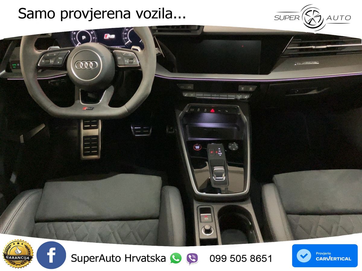 Audi RS3 Sedan 2.5 TFSI (400 KS) quattro S tronic LED+GR SJED+ACC