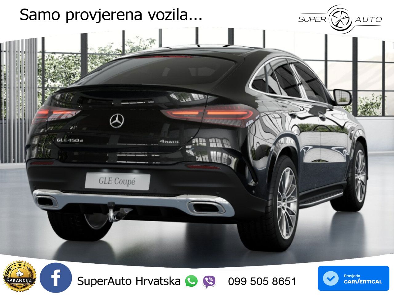 Mercedes GLE Coupe 450d (367 KS) EQ Boost 4MATIC 9G-TRONIC AMG LED+GR SJED+ACC