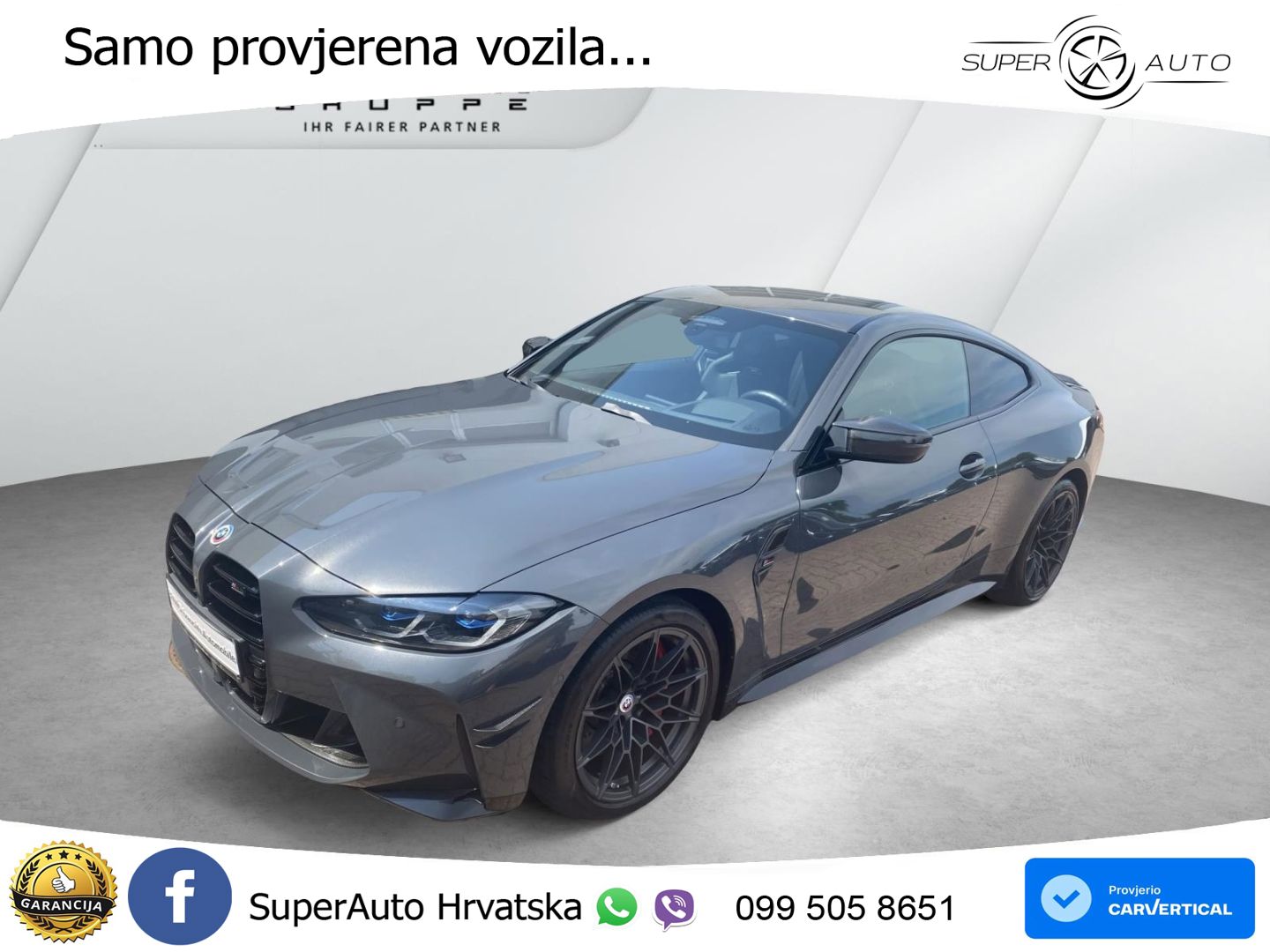 BMW M4 Competition 3.0 (510 KS) xDrive Steptronic LED+GR SJED+ACC