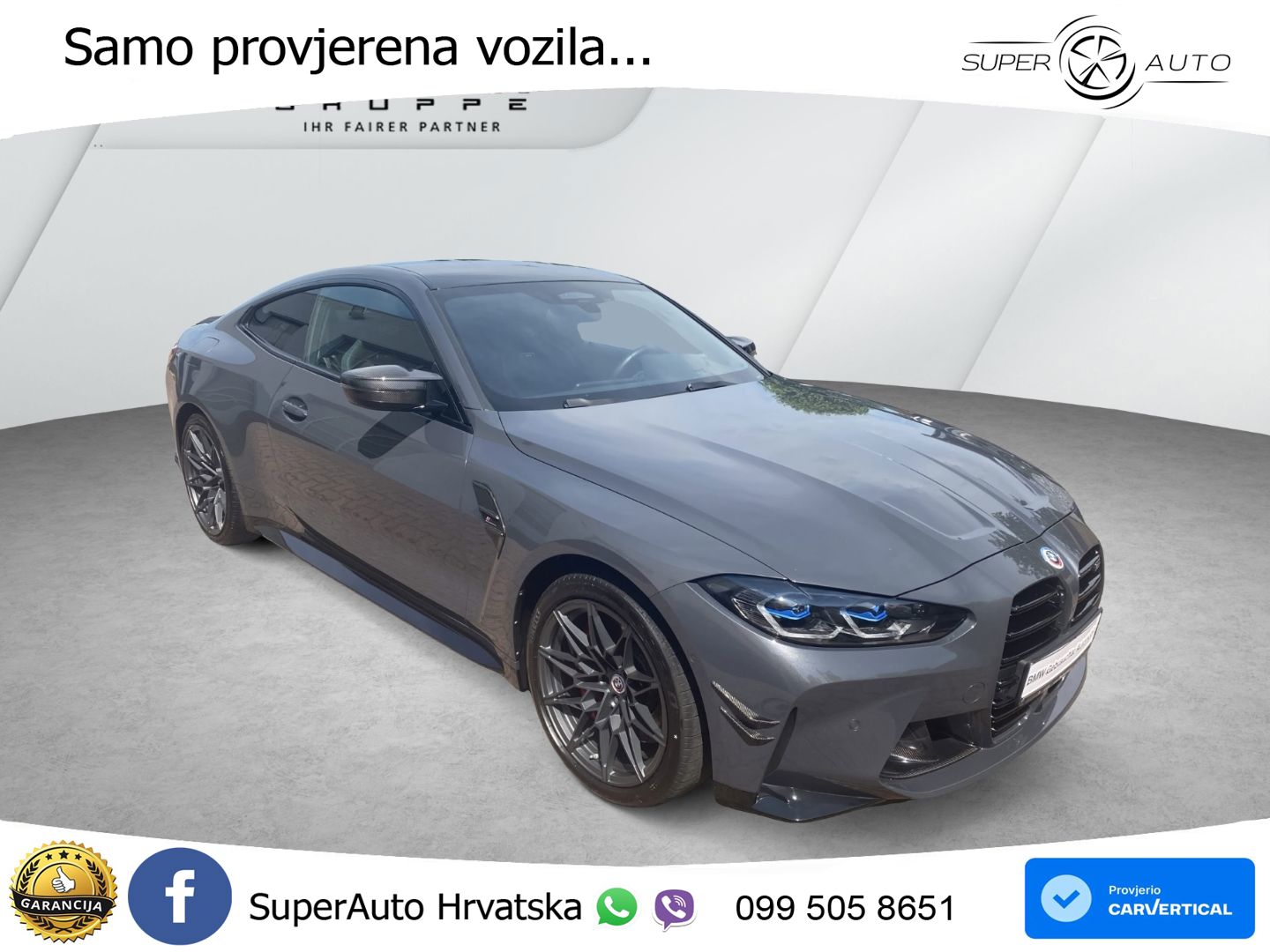 BMW M4 Competition 3.0 (510 KS) xDrive Steptronic LED+GR SJED+ACC