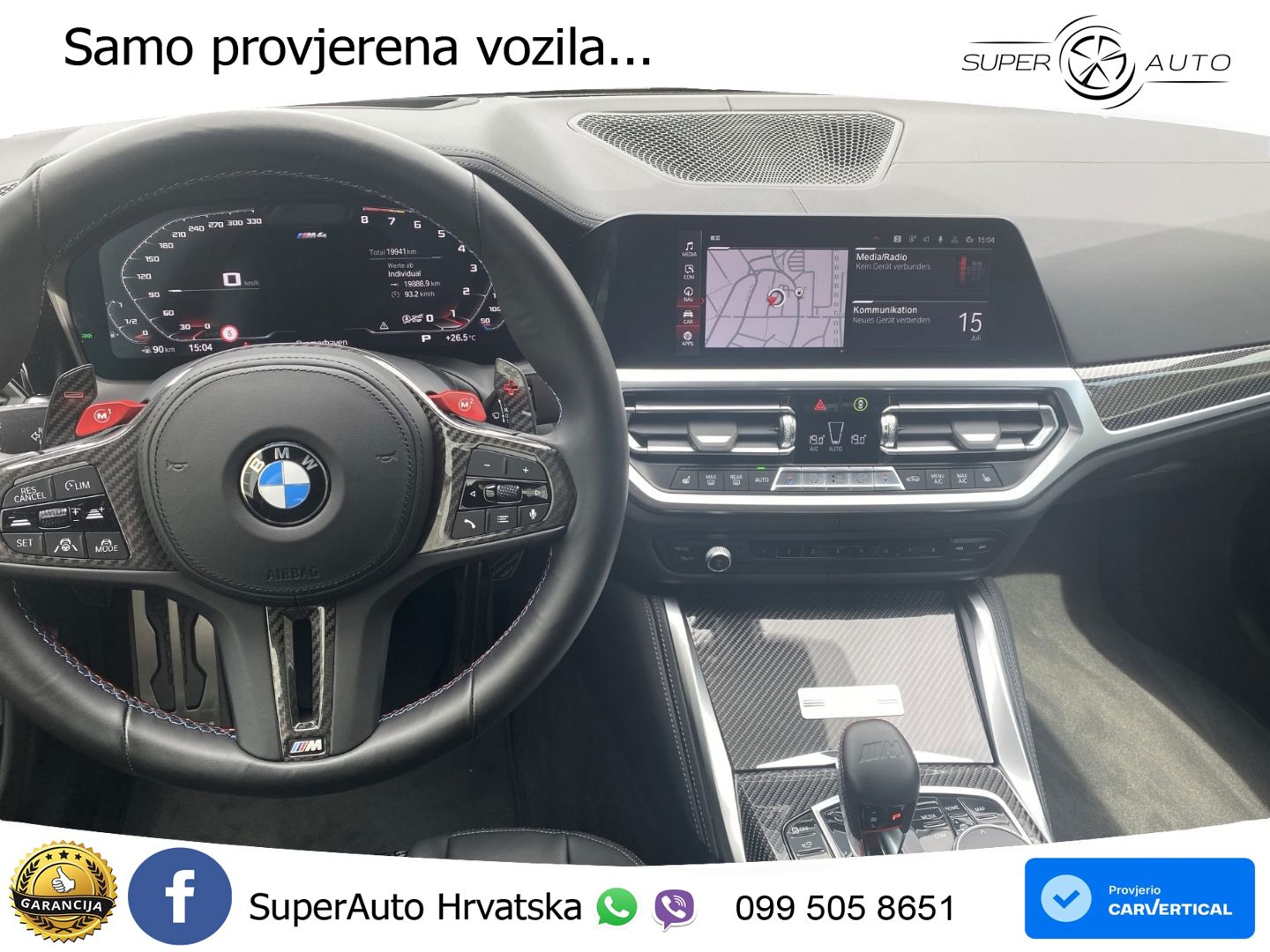 BMW M4 Competition 3.0 (510 KS) xDrive Steptronic LED+GR SJED+ACC
