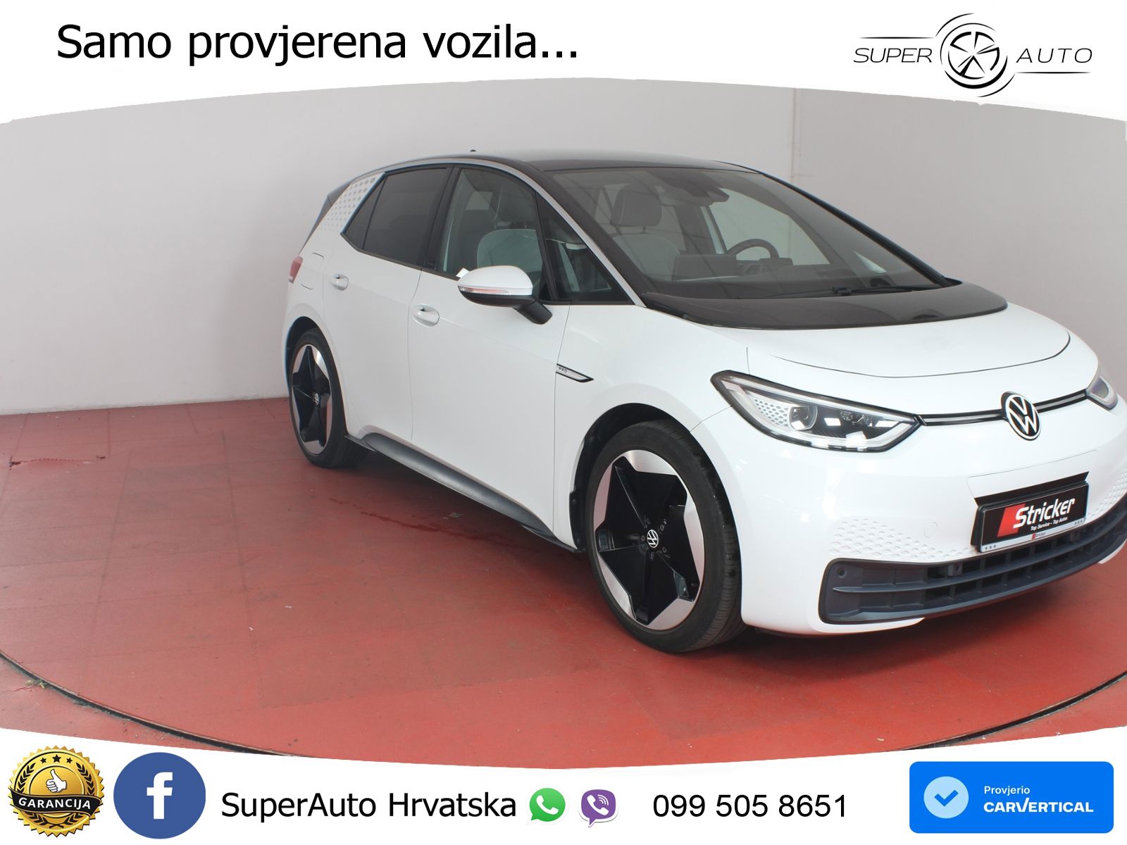 Volkswagen ID.3 Pro Performance 62 kWh (204 KS) LED+GR SJED+ACC
