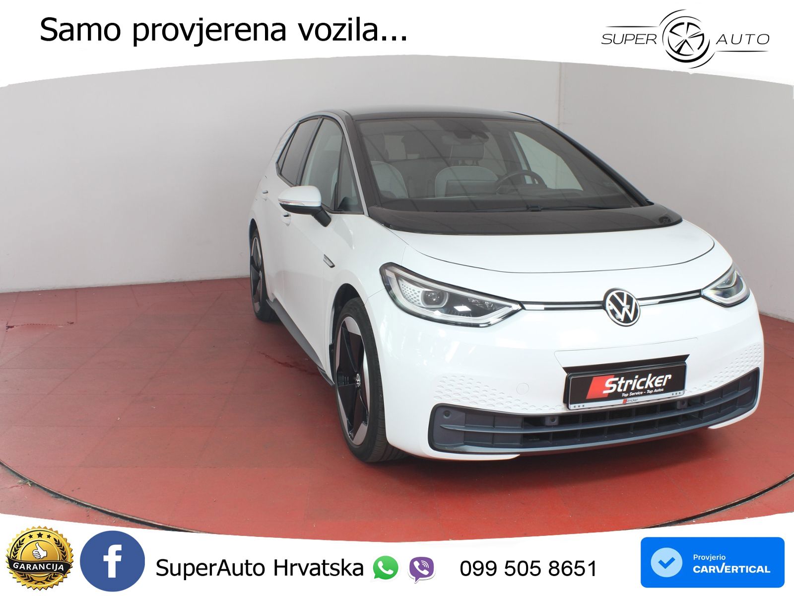 Volkswagen ID.3 Pro Performance 62 kWh (204 KS) LED+GR SJED+ACC