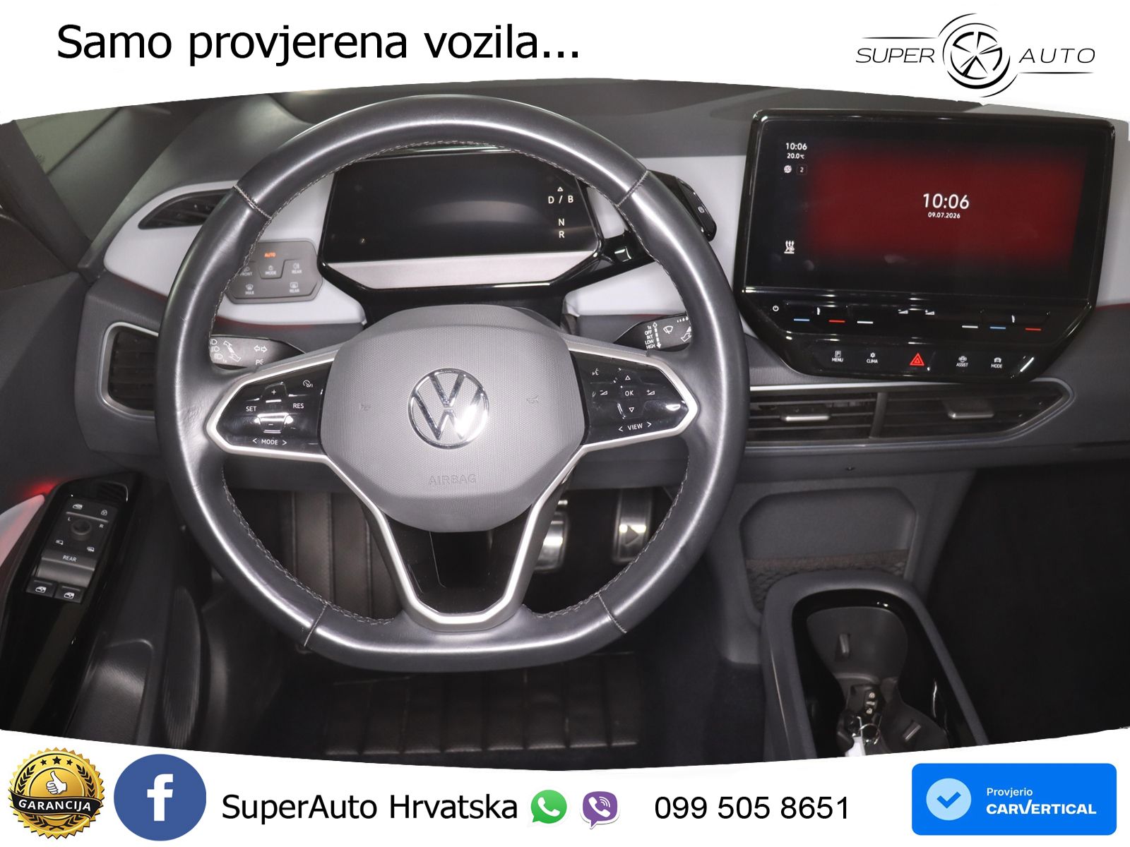 Volkswagen ID.3 Pro Performance 62 kWh (204 KS) LED+GR SJED+ACC