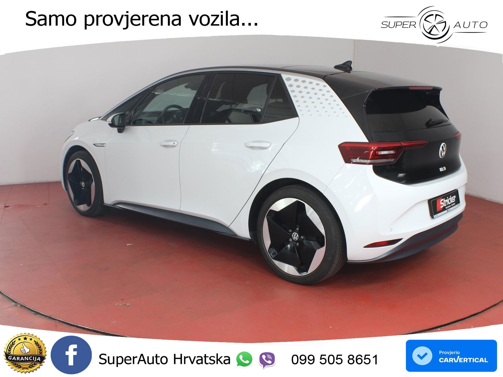 Volkswagen ID.3 Pro Performance 62 kWh (204 KS) LED+GR SJED+ACC