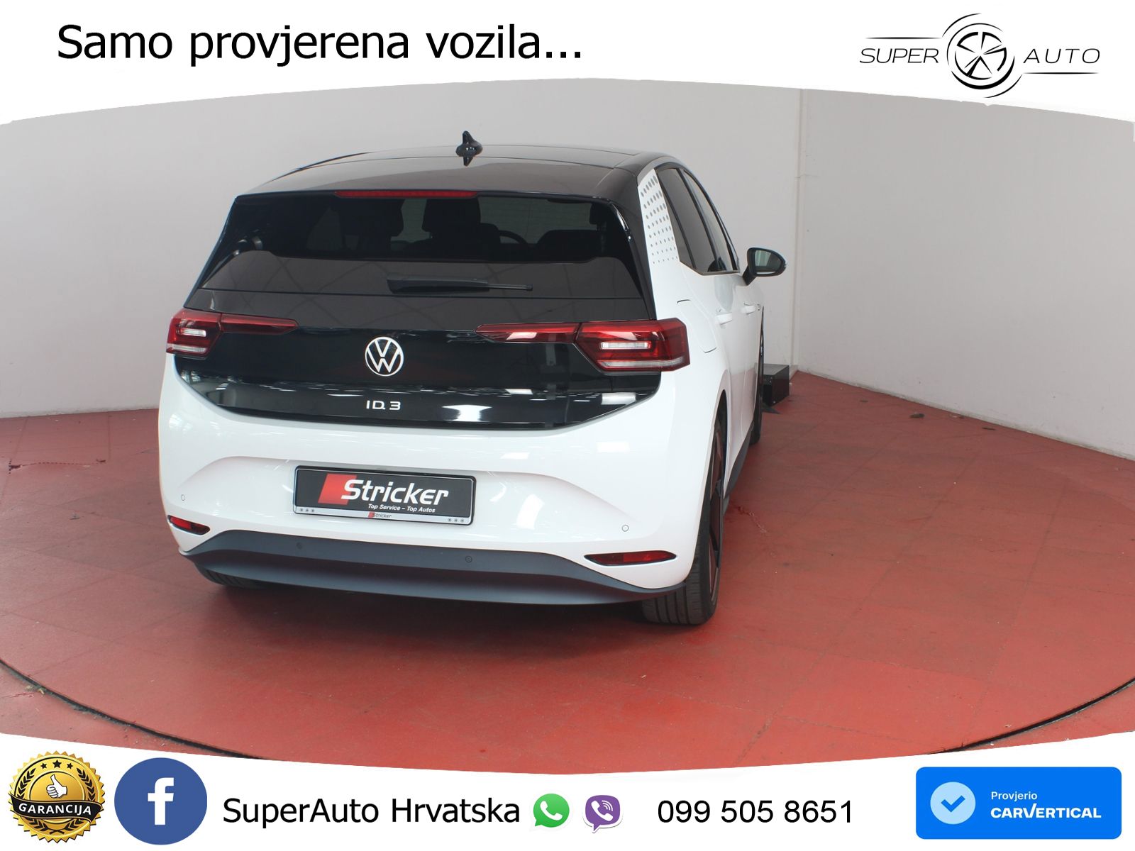 Volkswagen ID.3 Pro Performance 62 kWh (204 KS) LED+GR SJED+ACC
