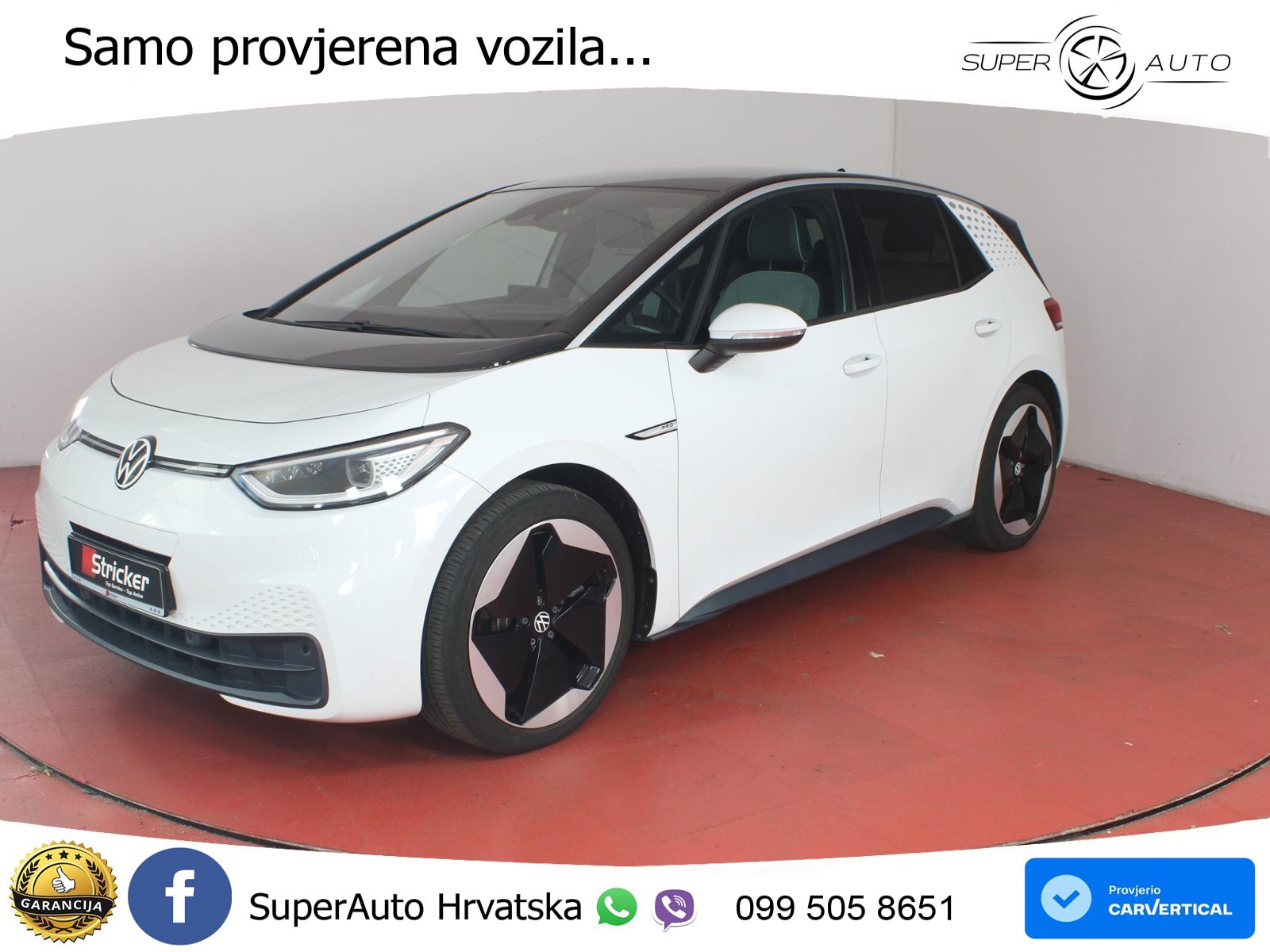 Volkswagen ID.3 Pro Performance 62 kWh (204 KS) LED+GR SJED+ACC